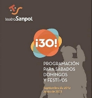 Programación de la Temporada 2012-2013 del Teatro Sanpol