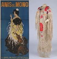 Anís del mono: Un cartel histórico de Ramón Casas. Modelo del mes de diciembre en el Museo del Traje