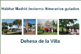 Hábitat Madrid invierno. Itinerarios guiados. Dehesa de la Villa
