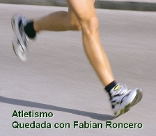 Atletismo. Quedada con Fabian Roncero