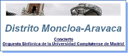 Concierto. Orquesta Sinfónica de la Universidad Complutense de Madrid