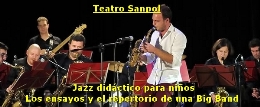 Jazz didáctico para niños. Los ensayos y el repertorio de una Big Band