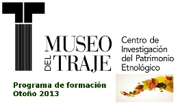Programa de formación Otoño 2013 del Museo del Traje