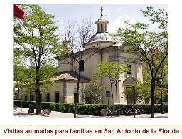 Visitas animadas para familias. Ermita de San Antonio