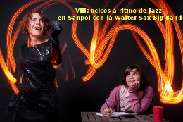Villancicos a ritmo de jazz en Sanpol con la Walter Sax Big Band