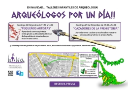 Taller infantil de arqueología