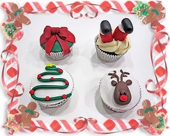 Curso de cupcakes de Navidad para tus hijos