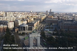 Música clásica. Centros Culturales del Distrito de Moncloa - Aravaca. Febrero 2015