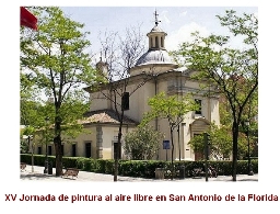 XV Jornada de pintura al aire libre en San Antonio de la Florida
