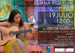 Concierto de la cantautora chilena Liliana Riquelme.