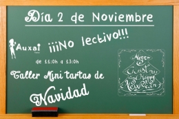 Auxai Tartas. Mes de  noviembre