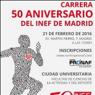 Atletismo. Carrera 50 aniversario del INEF de Madrid