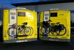 Ya se puede viajar con bicicletas en la línea Exprés Aeropuerto de la EMT