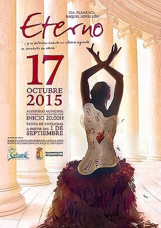 'Eterno', el espectáculo flamenco de Raquel Novellón llega a Arroyomolinos el 17 de octubre