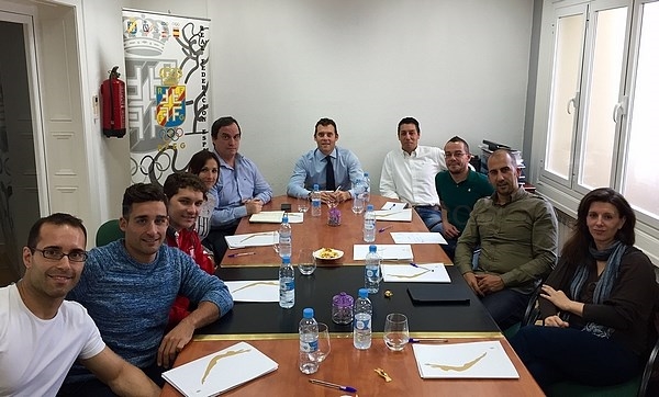 Reunión Gimnasia Acrobática en Sede Real Federación Española de Gimnasia