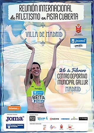 La Reunión Internacional de atletismo en pista cubierta "Villa de Madrid" ya tiene cartel oficial
