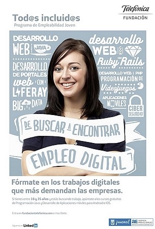 Oferta de formación digital, un camino hacia el empleo