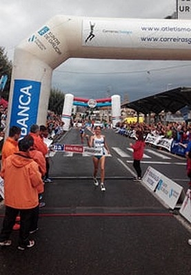 Sergio Jiménez y Solange Andreia Pereira, campeones de España de milla en ruta