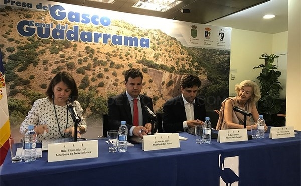 Torrelodones, Galapagar y Las Rozas firman un convenio para la protección de la Presa de El Gasco y del Canal del Guadarrama
