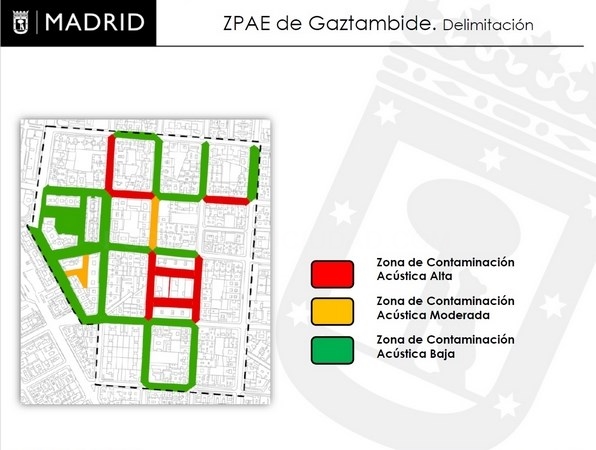 La comisión de Medio Ambiente y Movilidad aprueba la declaración de Gaztambide como Zona de Protección Especial Acústica