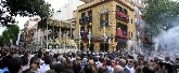 Baño de multitudes en la salida jubilar de la Estrella