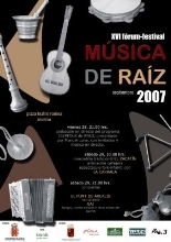 Cartel Festival Música de Raíz 2007