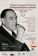 homenajea a Alonso Zamora Vicente en el centenario de su nacimiento