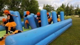 Crazy Cross, carrera de obstáculos hinchables.
