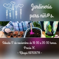 Taller de jardinería para niños