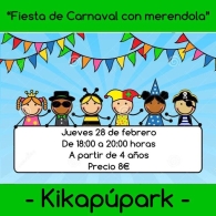 Fiesta de Carnaval con merendola
