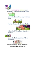 Campamento Semana Santa en Kikapú