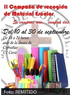 II recogida de material escolar