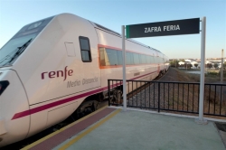 Renfe reforzará su oferta hasta las 11.000 plazas el fin de semana para la Feria de Zafra
