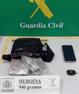 Detenido en Don Benito un conductor tras intentar tirar un kilo de droga por la ventanilla