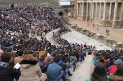 Unos 10.000 jóvenes asistirán esta semana al XX Festival de Teatro Grecolatino en el Teatro Romano