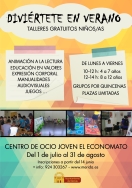 Diviértete en Verano: talleres gratuitos en El Economato