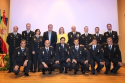 La policía nacional celebra la festividad de su patrón los Ángeles Custodios