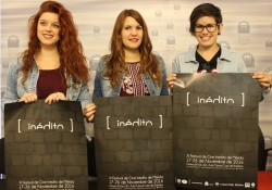 Tres alumnas de la Escuela de Arte son las autoras del cartel del XI Festival de Cine Inédito