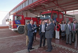 Con la nueva reforma, el Parque de Bomberos de Villafranca gana en eficacia y seguridad