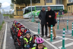 Mil quinientos alumnos de trece centros educativos recibirán formación vial en el circuito municipal