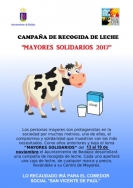 Campaña Solidaria de recogida de leche bajo el lema "Mayores Solidarios".