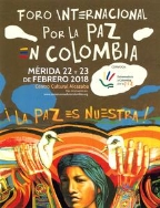 Foro Internacional por la Paz en Colombia.