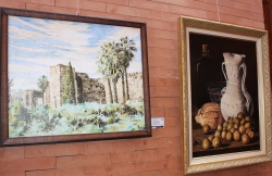 Jesús Carroza expone bodegones y paisajes en el centro cultural Alcazaba.