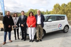 La ciudad de Mérida ha sido inicio de etapa de la II Vuelta a España en vehículo eléctrico.