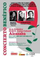 AFAM organiza un concierto solidario, el 28 de diciembre, con el Dúo Samino y María Espada.