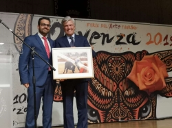 Fernández Vara afirma que la Feria del Toro de Olivenza es la consecuencia del esfuerzo de mucha gente.