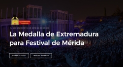 Presentada la Plataforma Online para apoyar la candidatura del Festival de Mérida a la Medalla de Extremadura