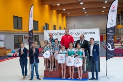 El Club Amigex gana la clasificación general en la Copa Diputación de Badajoz de Artística Femenina