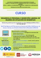 Curso para el desarrollo personal e inserción profesional para mujeres en situación de vulnerabilidad