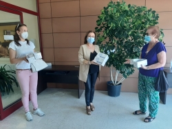 Reparto de doce mil quinientas mascarillas a entidades sociales